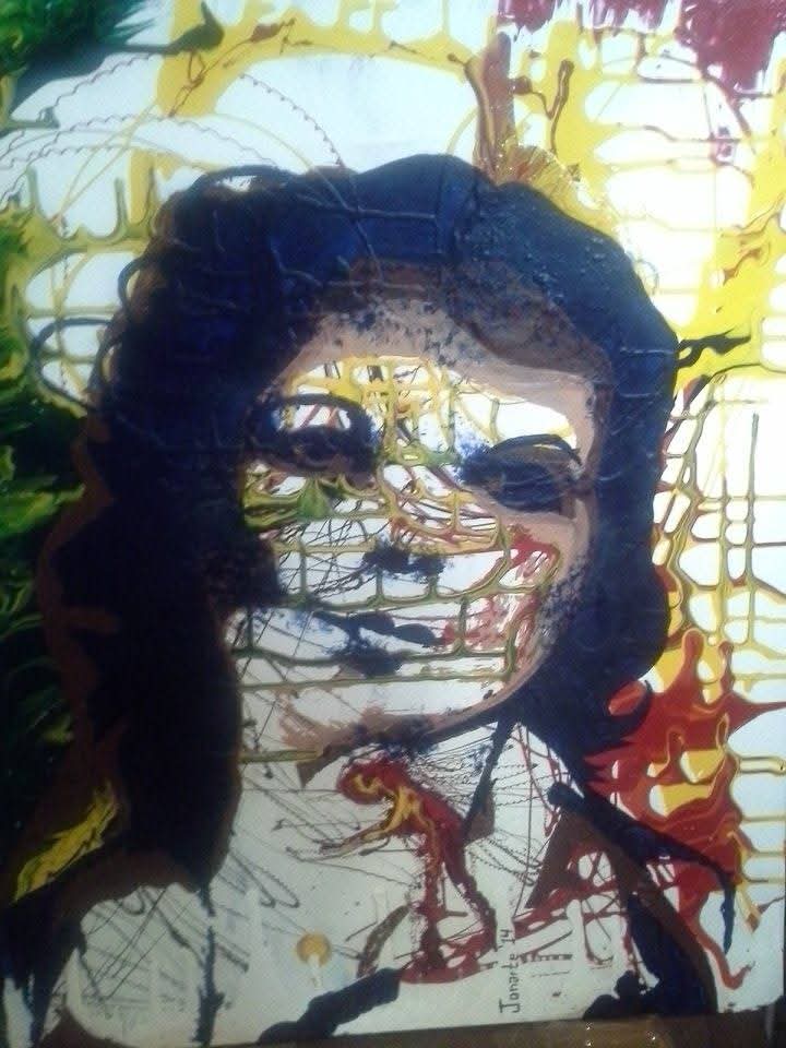 Pintando el Rostro de Clementina Suárez