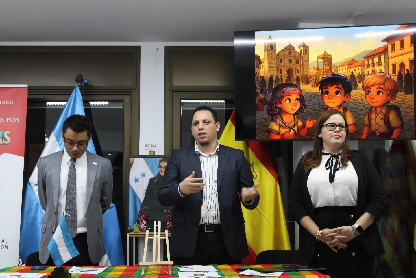 Panel de presentación · Cultura hondureña