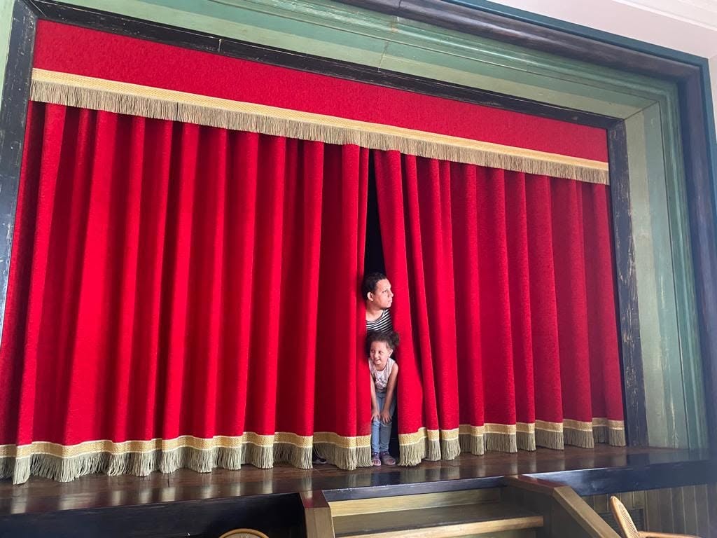 Telón del teatro